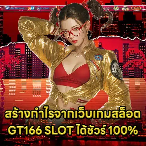 สร้างกำไรจากเว็บเกมสล็อต GT166 SLOT ได้ชัวร์ 100%